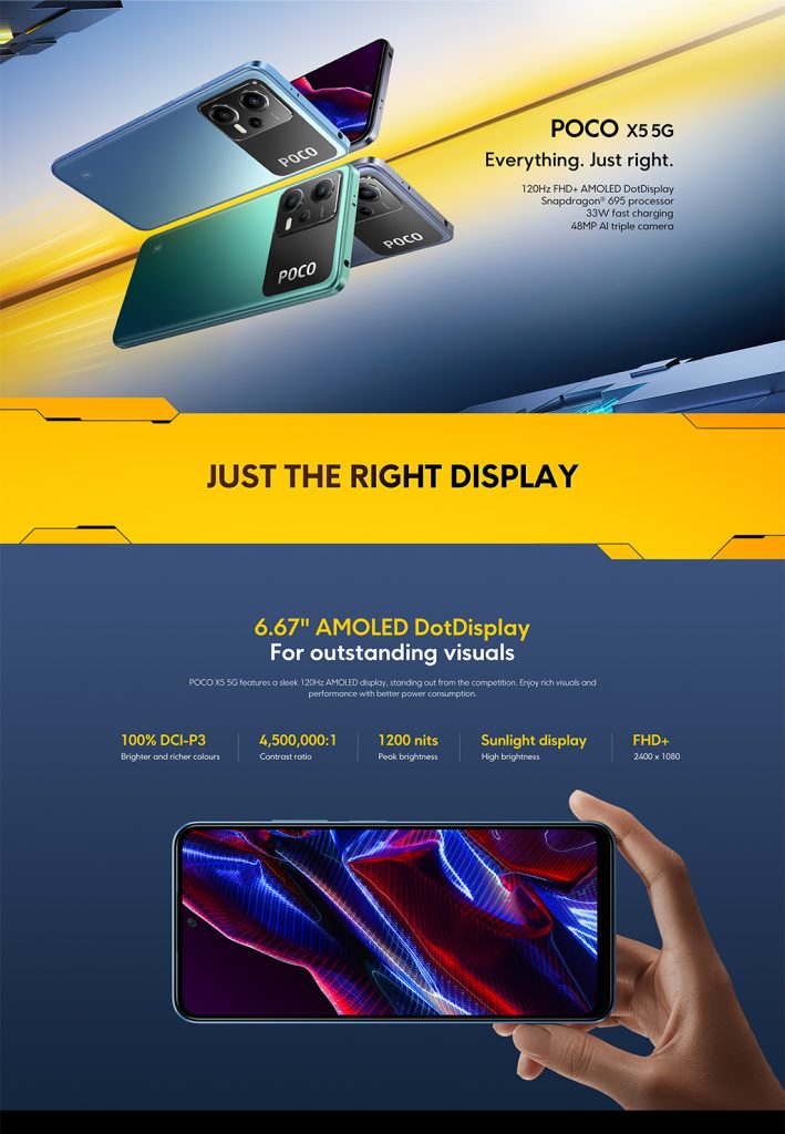 POCO X5 Pro 5G In Malaysia Display Specifications