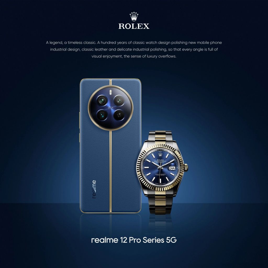 Realme 12 Pro official poster Rolex edition