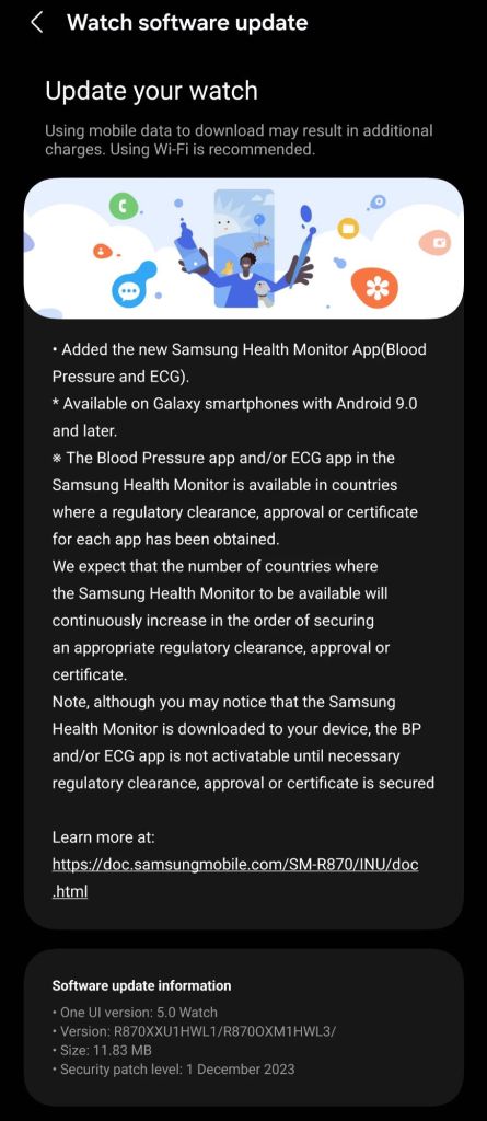 Samsung Galaxy Watch 4 now supports blood pressure and ECG in India