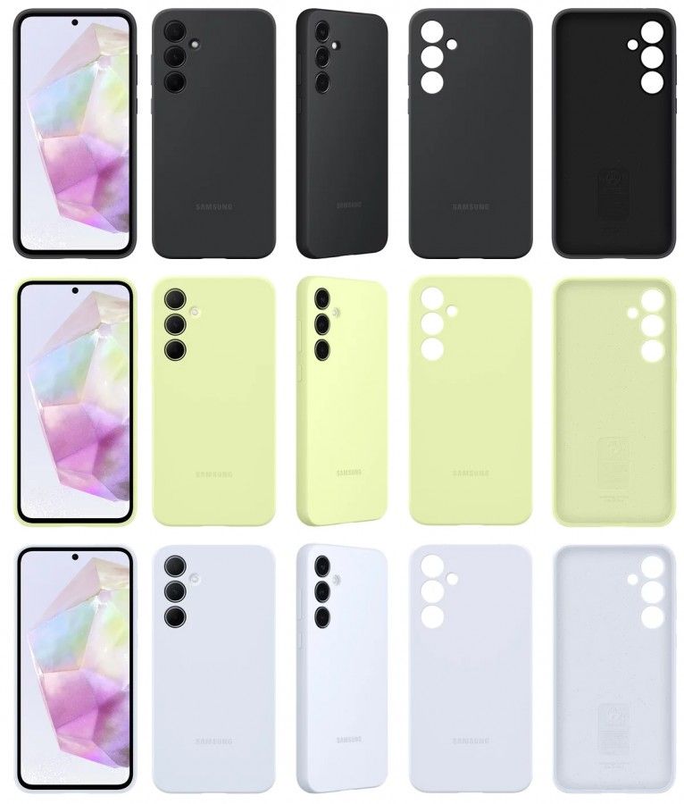 1708008765 957 Variety of official back covers revealed for Samsung Galaxy A35