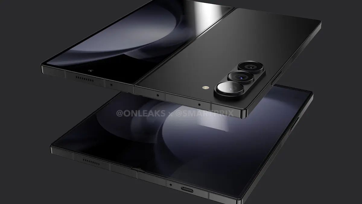 The renderings and dimensions of the Samsung Galaxy Z Fold6 visualize the future